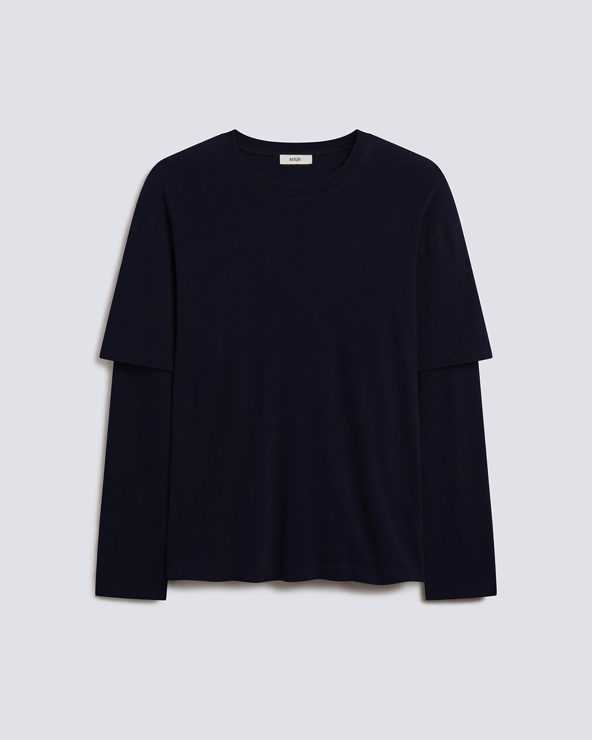 agolde-lois-tee-t-shirt-obscura-dunkelblau image 6