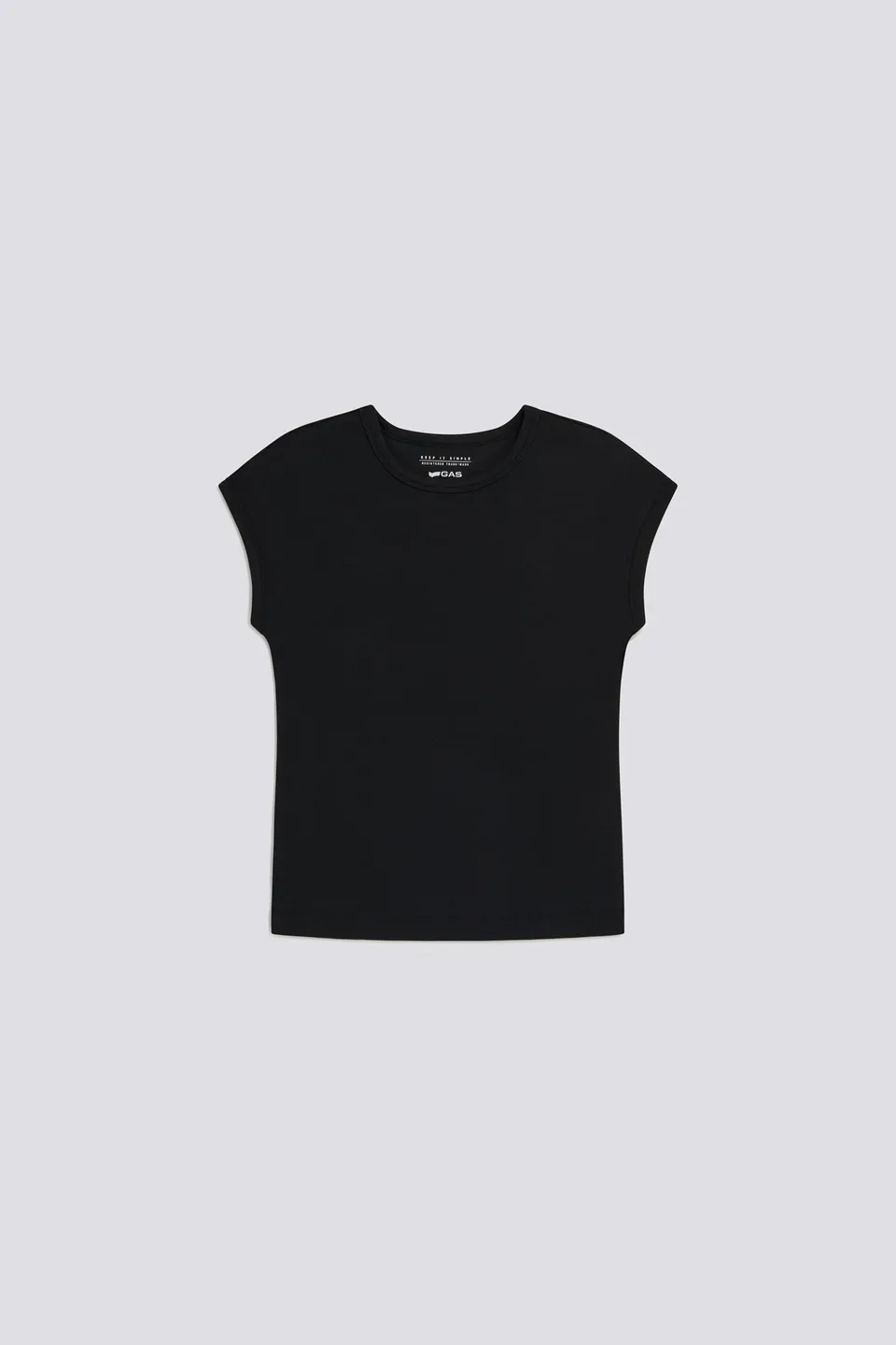 gas-hanis-crew-neck-0200-t-shirt-damen-schwarz-slim-fit image 1