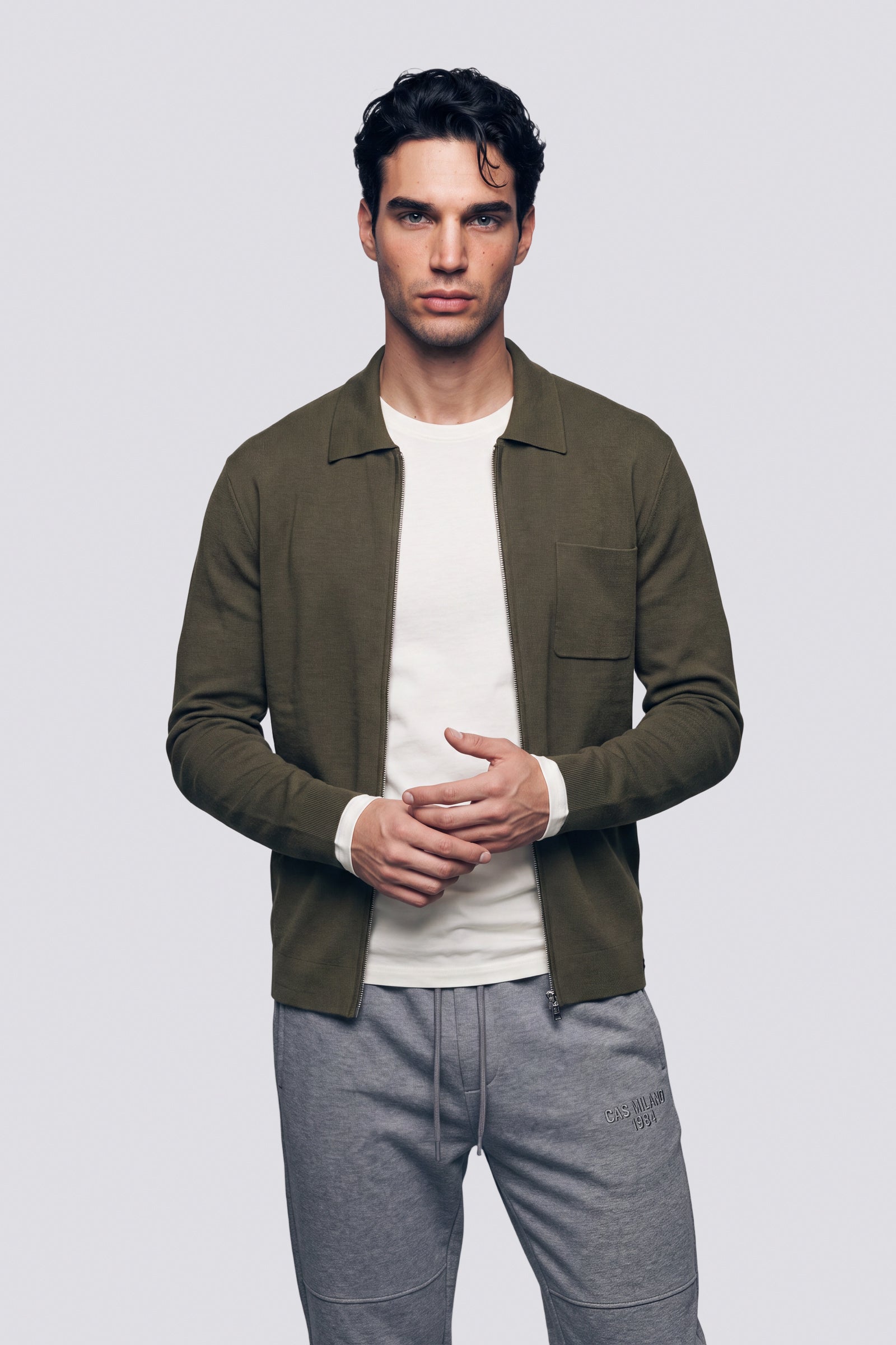 gas-thorn-zip-3653-herren-strickjacke-baumwolle-full-zip image 1