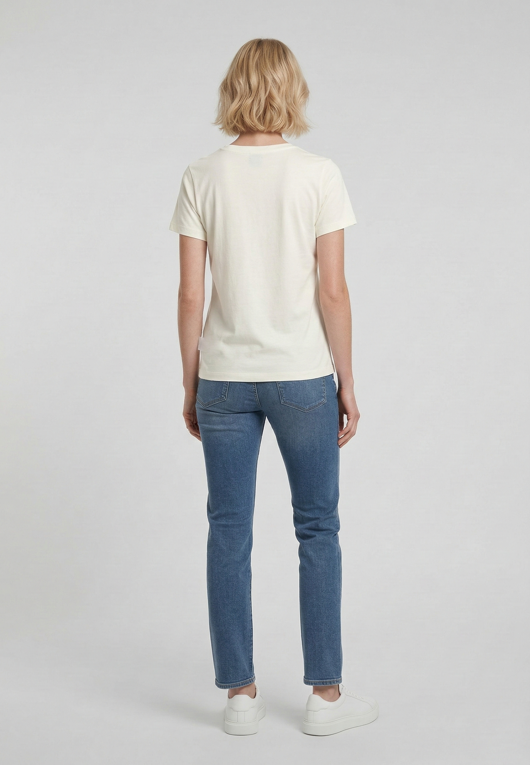 kaporal-krak-t-shirt-offwhite-stretch-slim-damen image 3