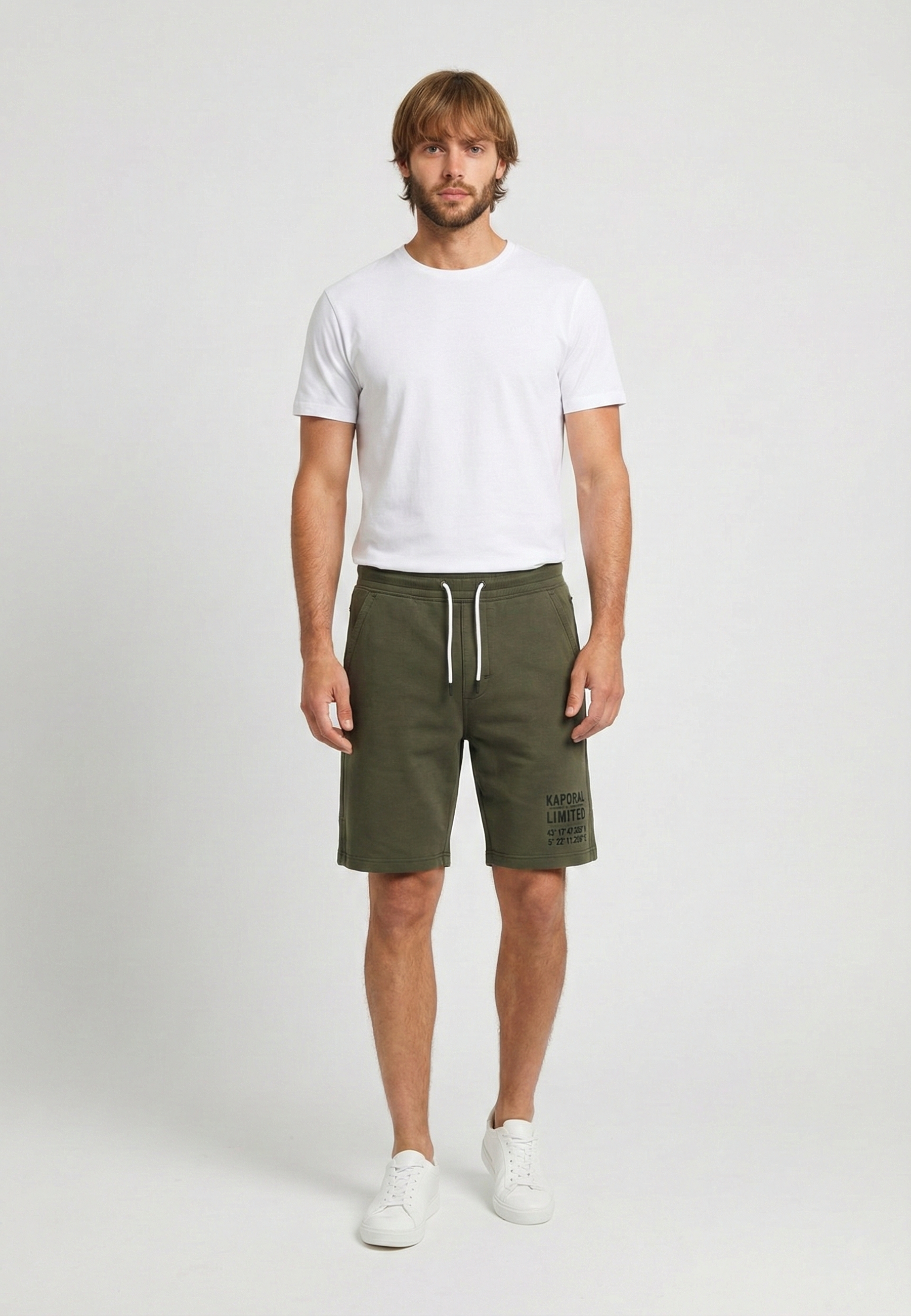kaporal-kylio-shorts-herren-khaki-baumwollmix image 1