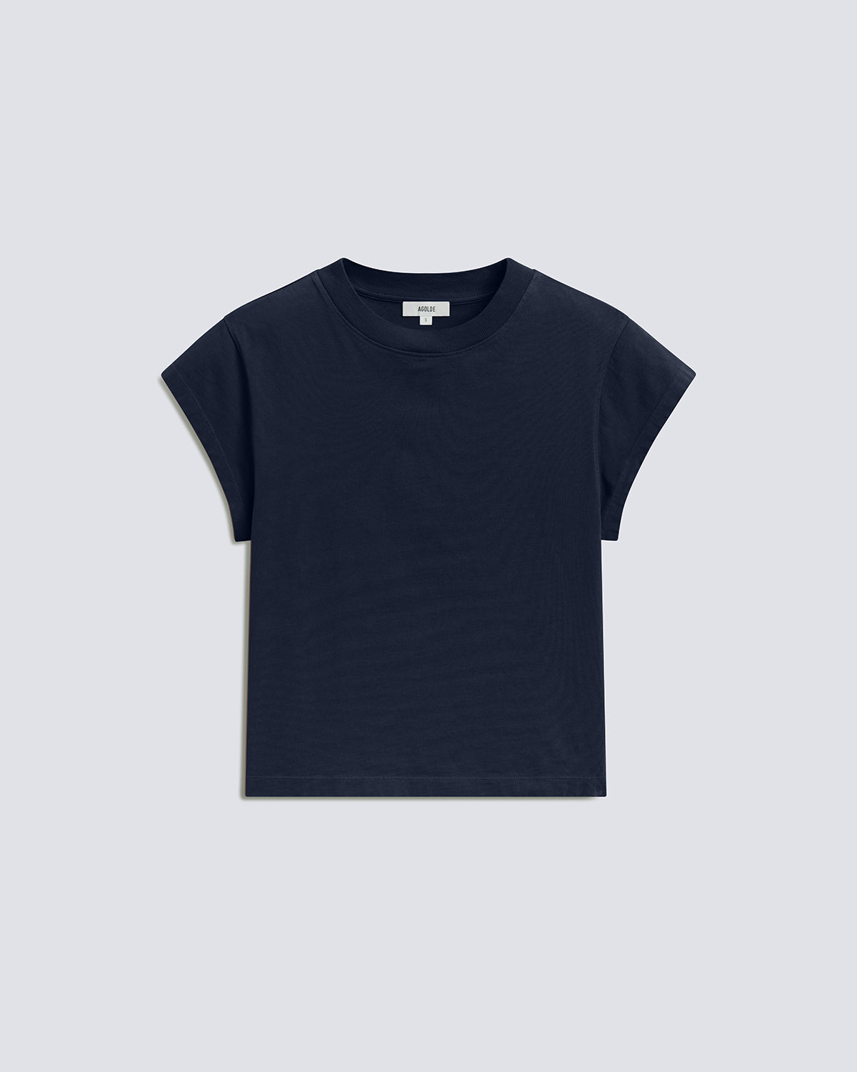 agolde-bryce-cap-sleeve-tee-damen-shirt-dark-teal-gr-n image 6