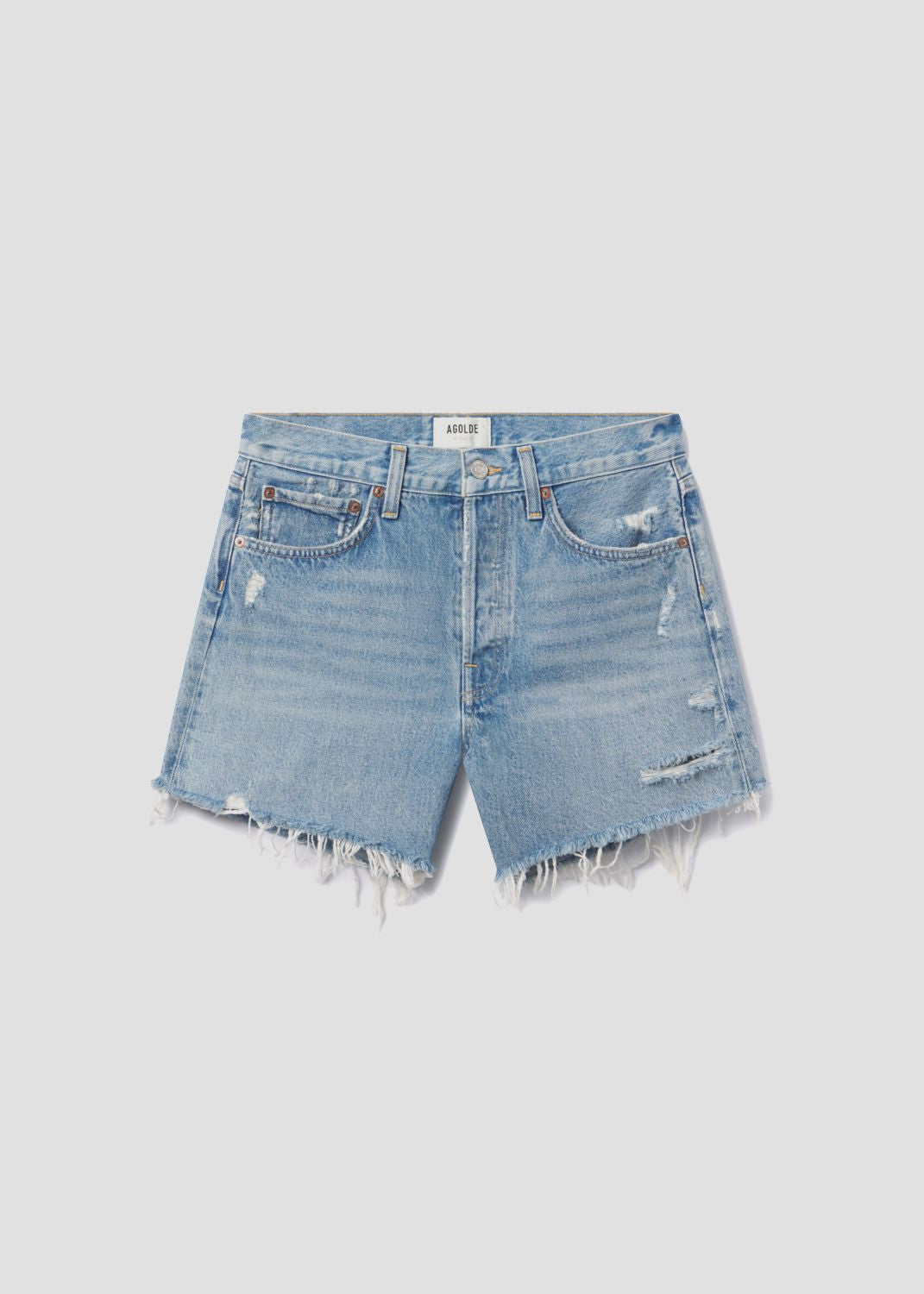 agolde-parker-long-short-swapmeet-shorts-hellblau image 5