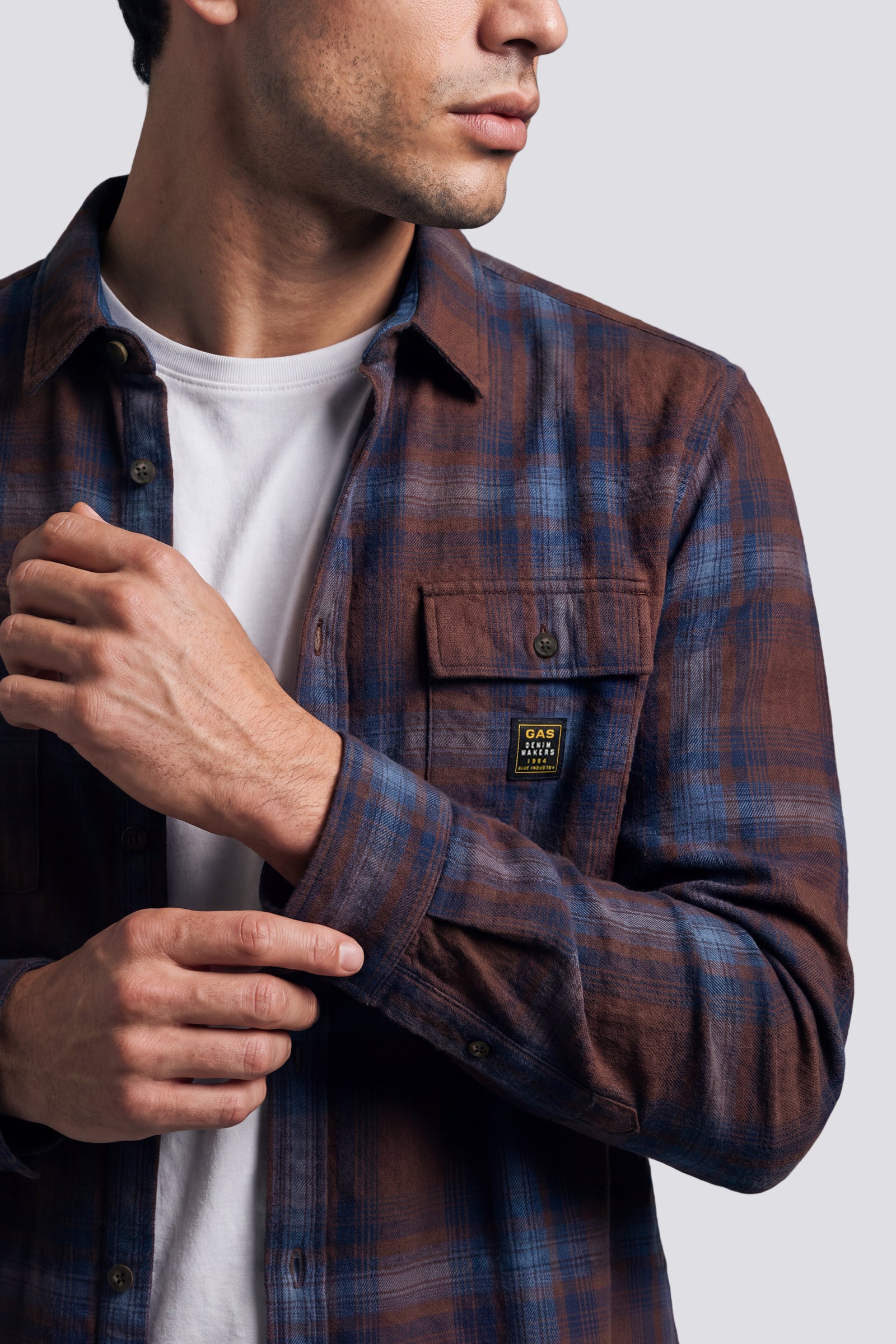 gas-noll-wk-shirt-ck51-herrenhemd-kariert-regular-fit-baumwolle image 4
