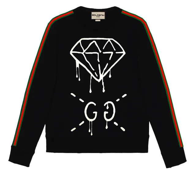 goldenim-paris-homme-sweat-1004-noir-sweatshirt-schwarz image 1