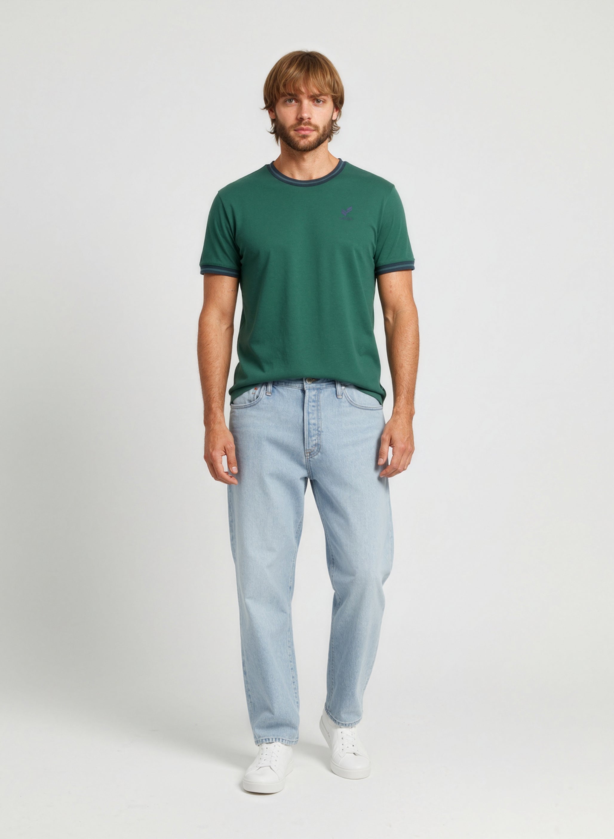 kaporal-rolle24-t-shirt-herren-gr-n-baumwolle image 1