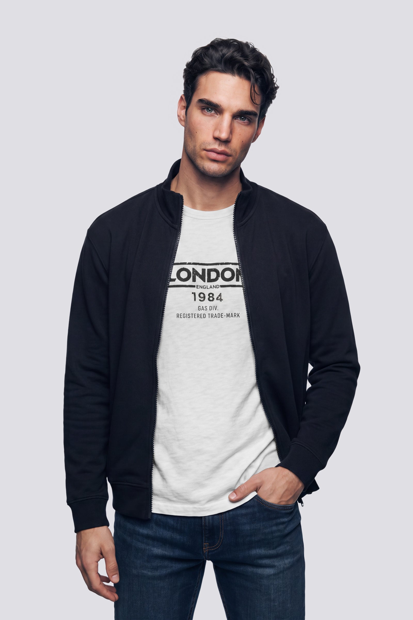 gas-lustig-pk-logo-patch-0200-sweatjacke-herren-full-zip image 1