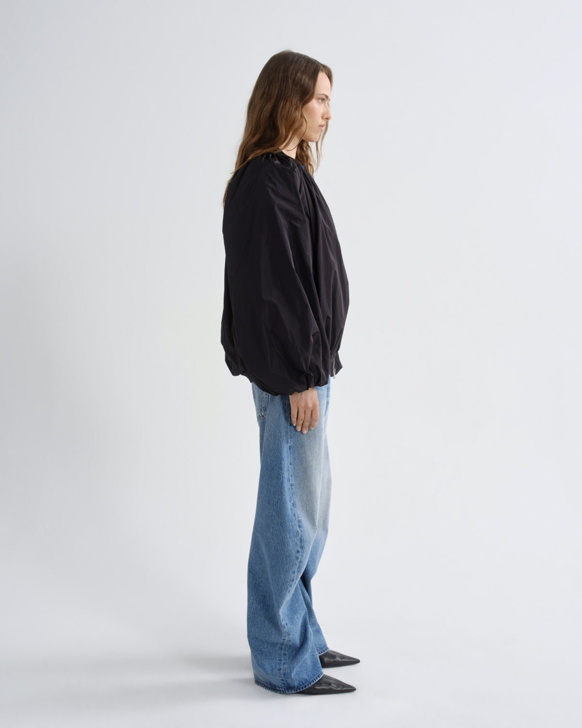 agolde-raffi-bomber-jacket-bomberjacke-schwarz image 3