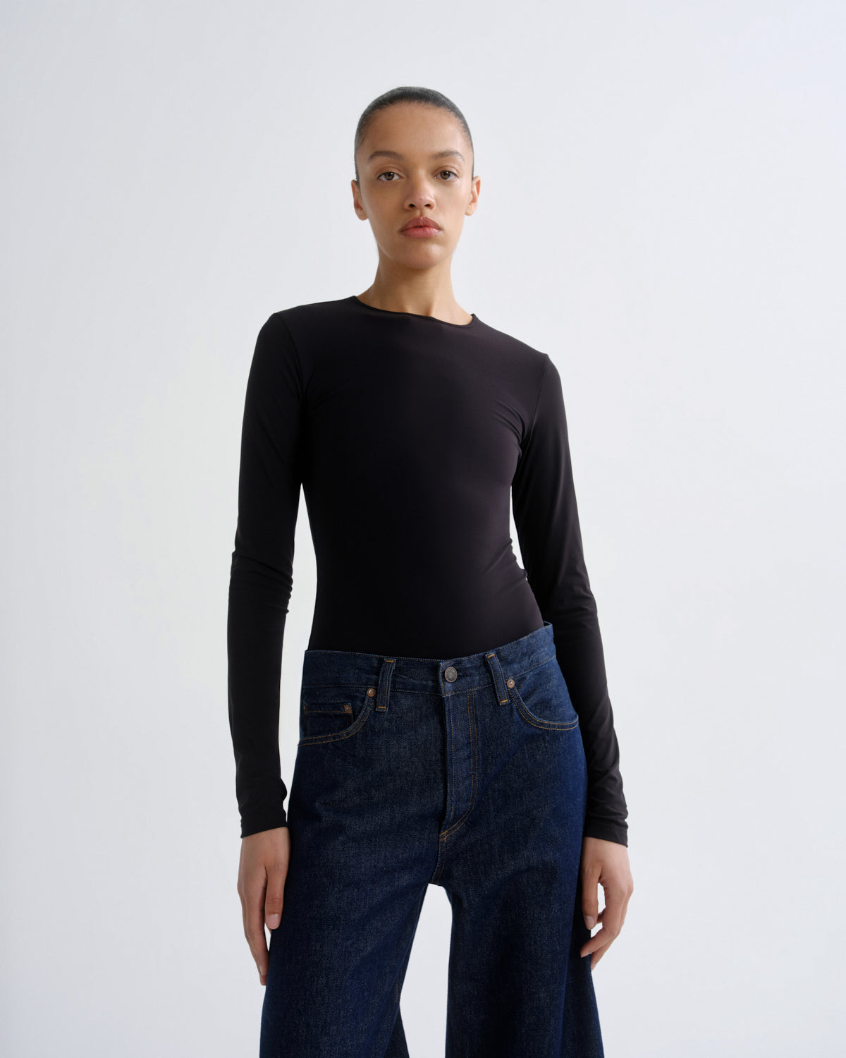agolde-aura-body-black-damen-langarm-second-skin image 1