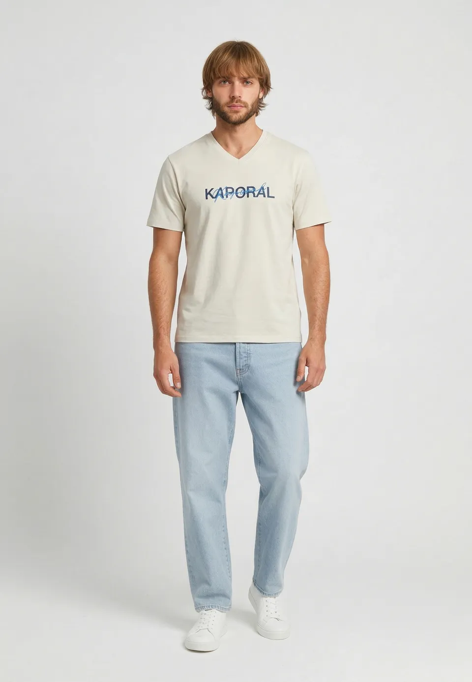kaporal-raly-t-shirt-wei-slim-stretch-v-ausschnitt image 1
