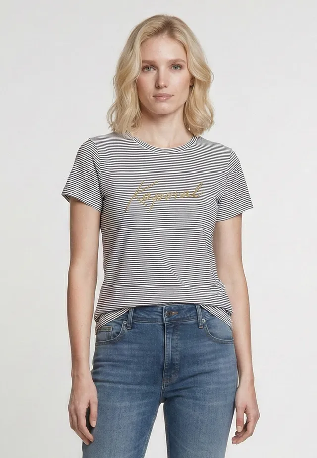 kaporal-kaby-t-shirt-ecru-damen-slim image 1