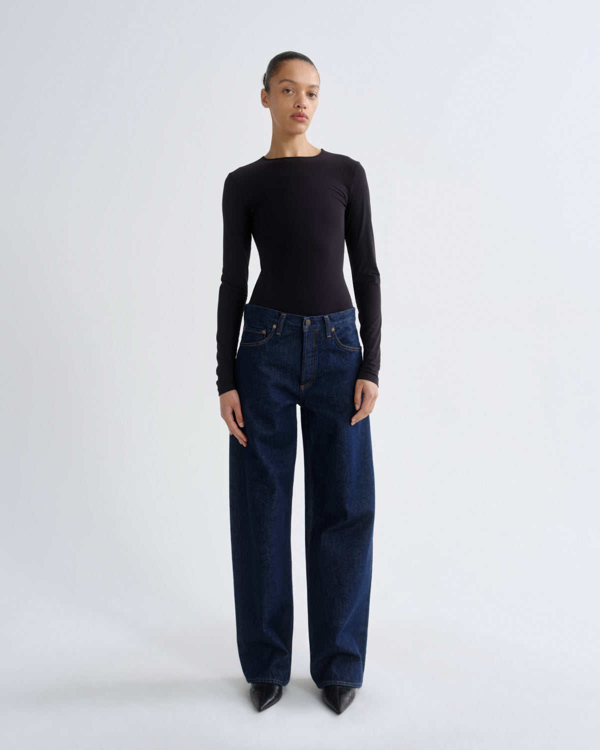agolde-aura-body-black-damen-langarm-second-skin image 5