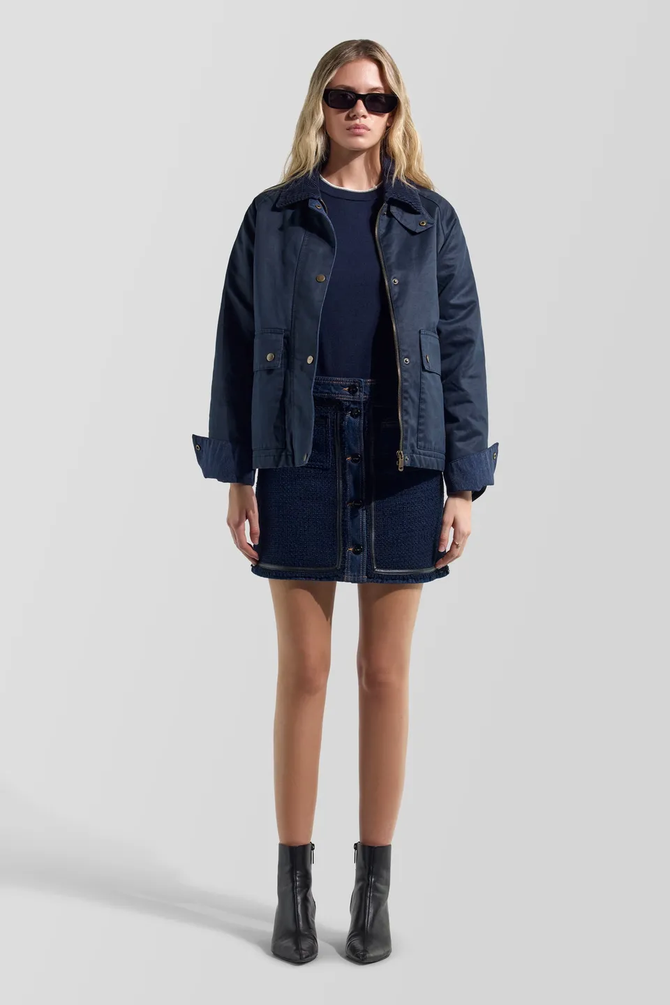 gas-nila-06mm-damen-minirock-denim-slim-fit image 1