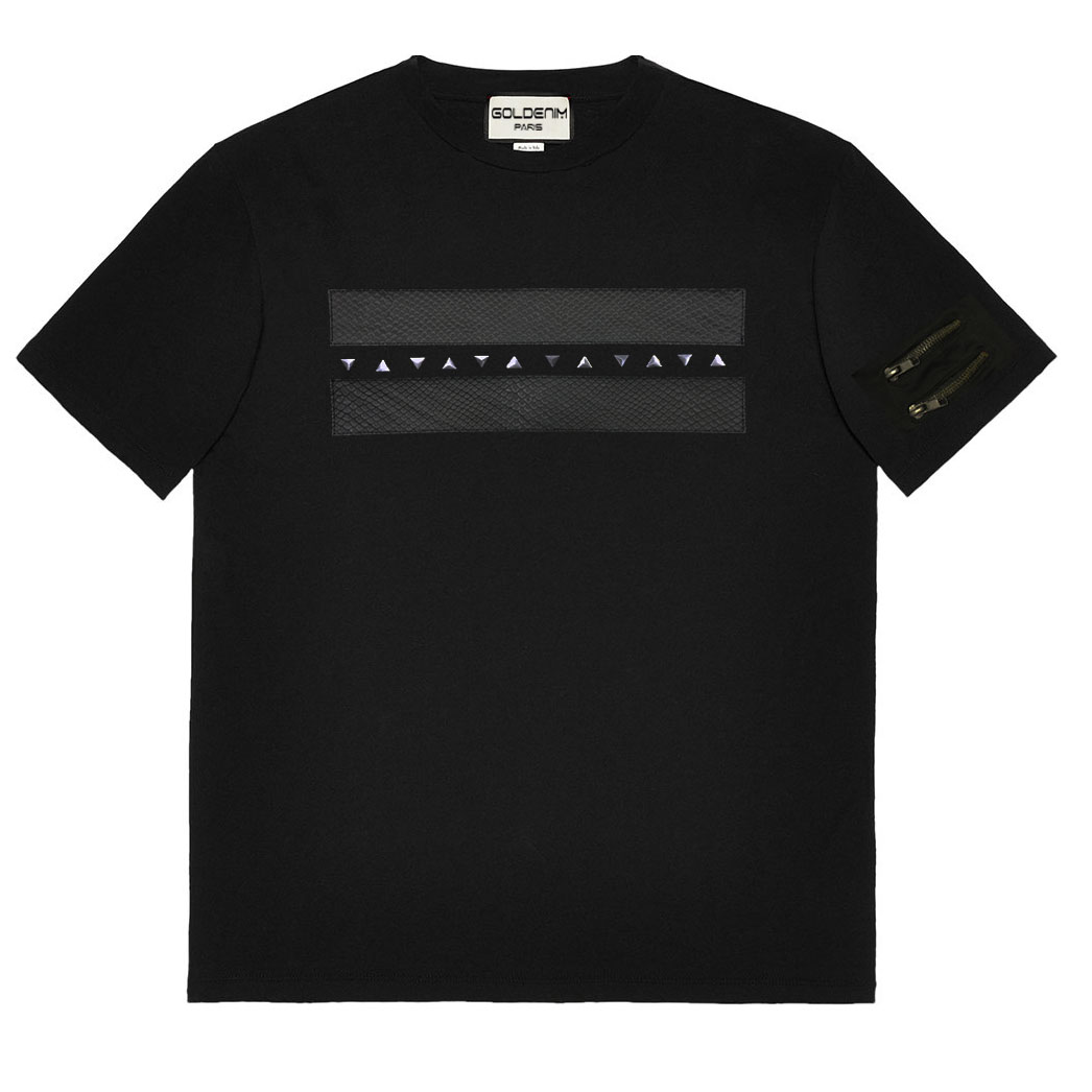 goldenim-paris-homme-t-shirt-1456-noir-4er-schwarz image 1