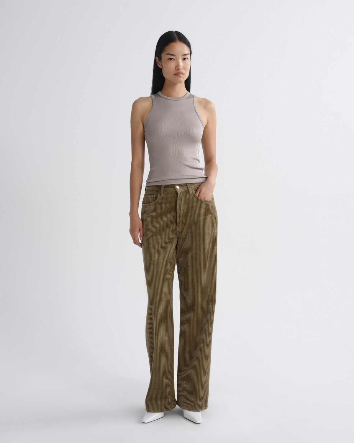 agolde-vintage-loose-cord-french-khaki image 1