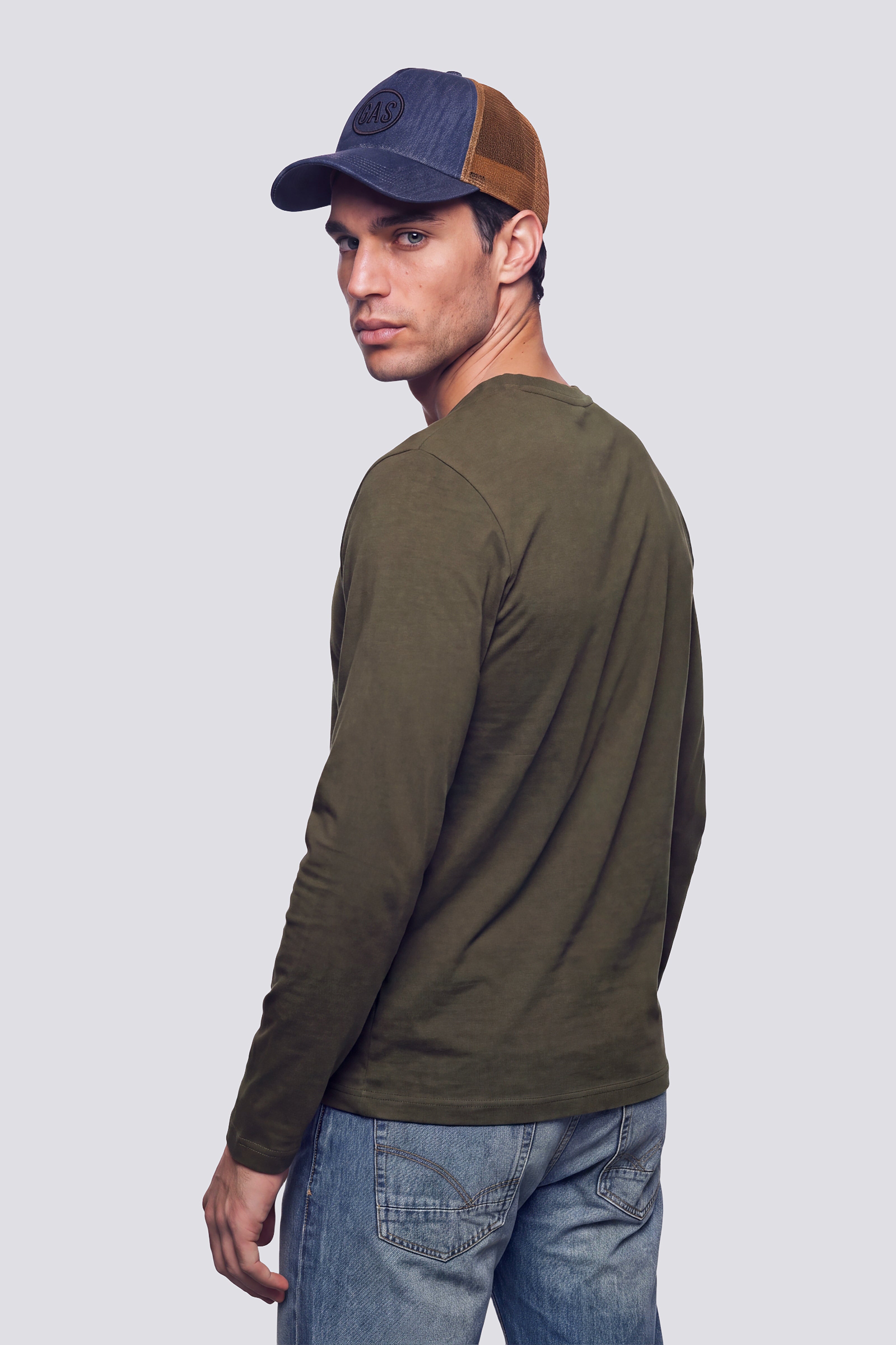 gas-dharis-logo-3653-herren-longsleeve-regular-fit image 3