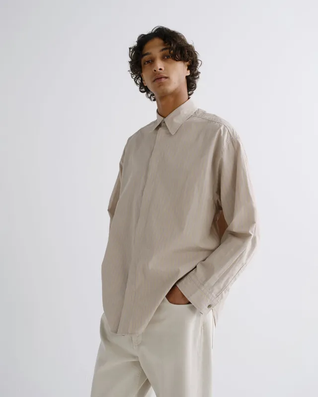 agolde-roy-beaudry-stripe-hemd-leinen-gestreift image 1