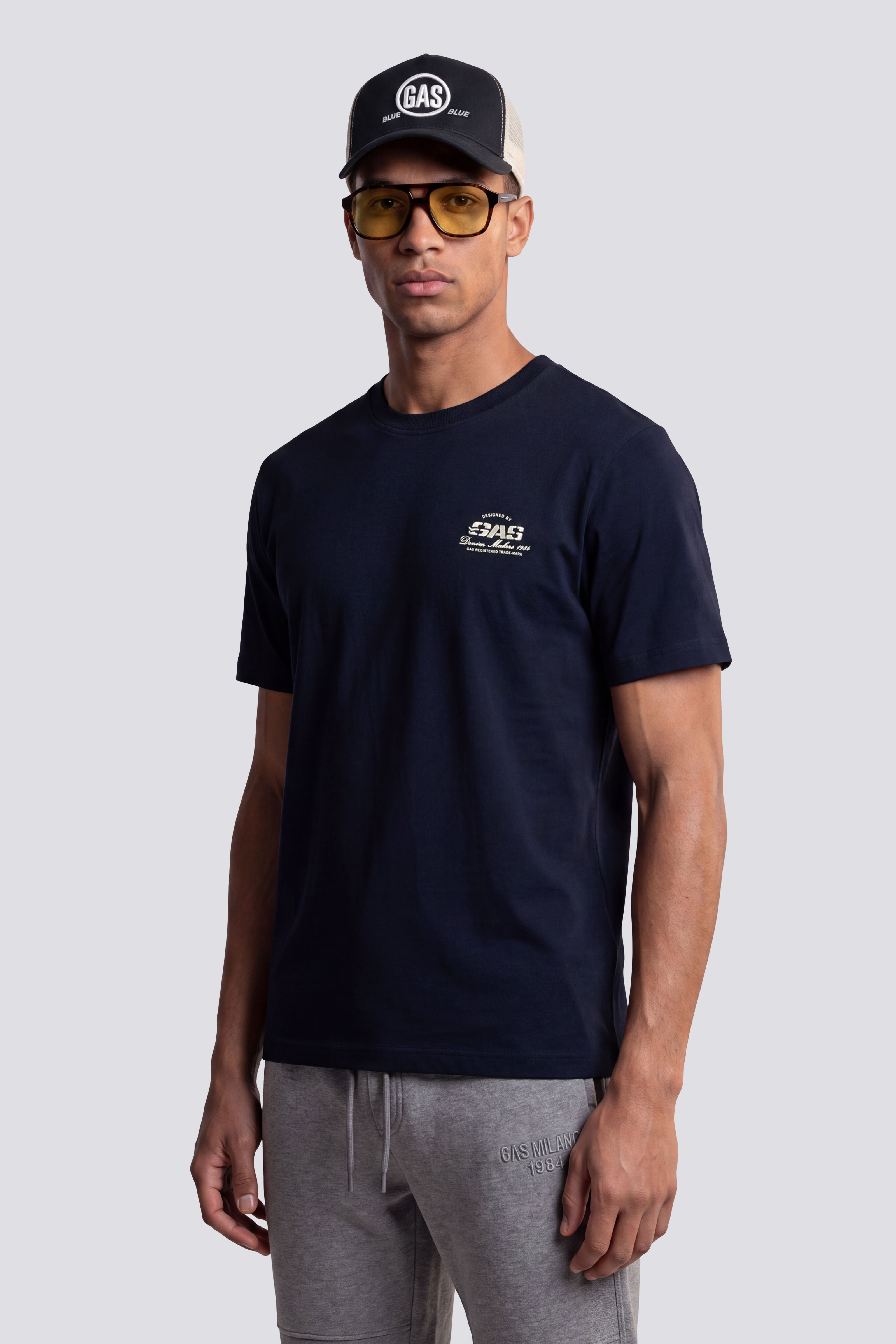 gas-dharis-m-c-denim-4706-t-shirt-herren-baumwolle image 3