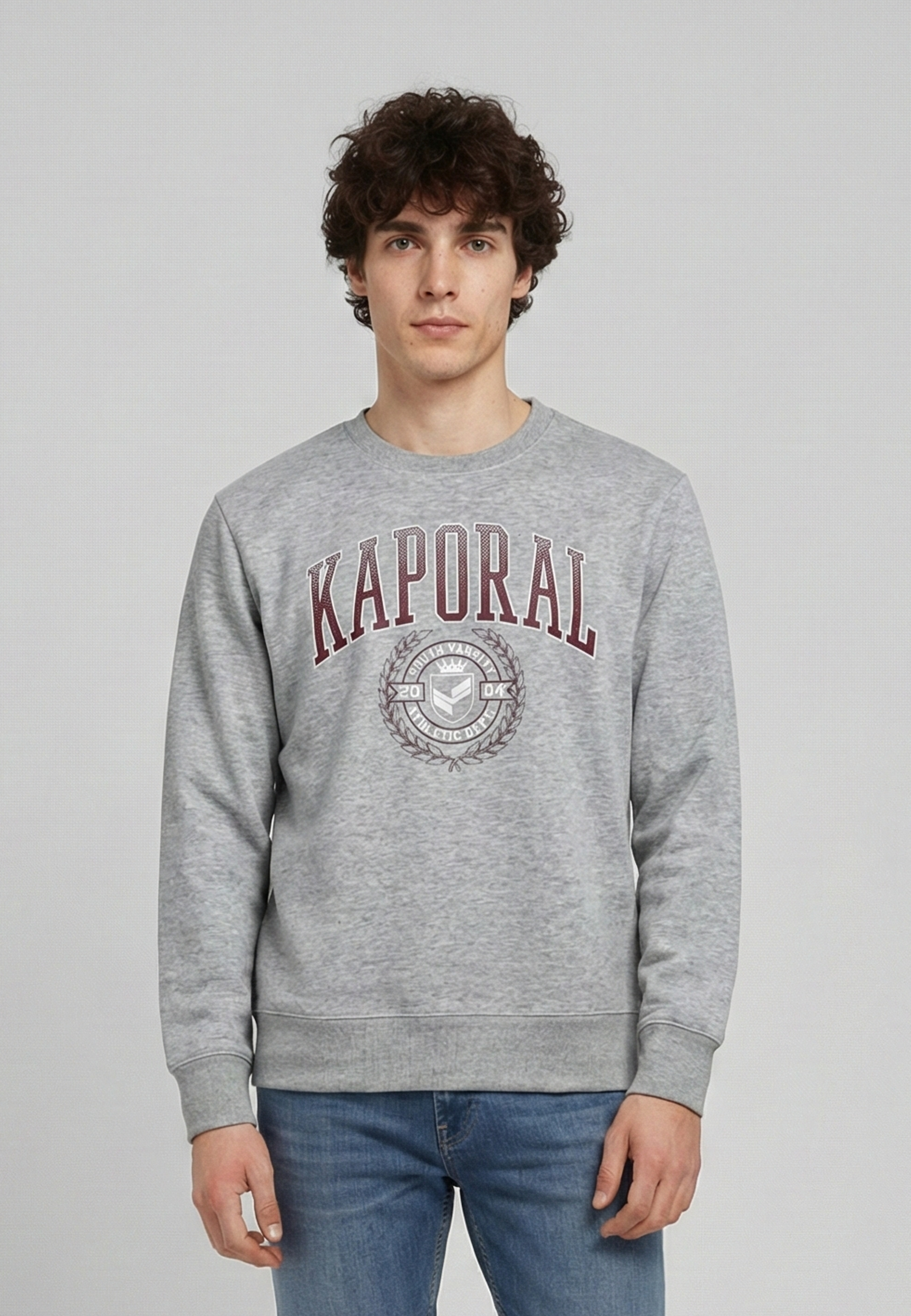kaporal-rams-sweatshirt-regular-grau-m-lange-herren image 1