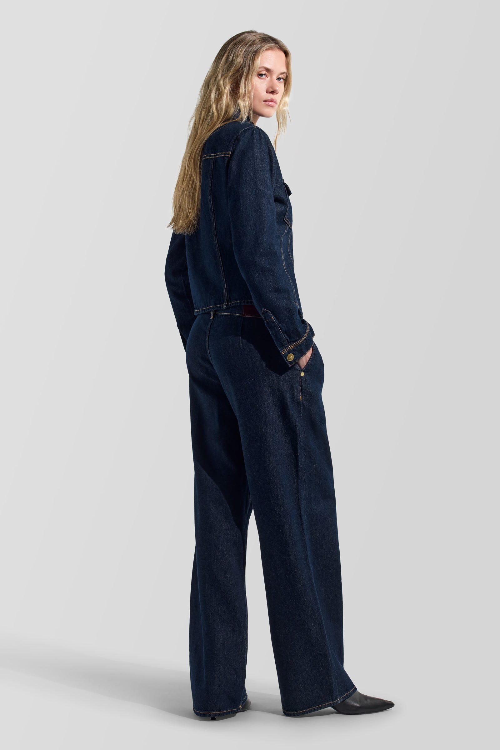 gas-carolina-pant-10ro-damen-hose-wide-fit-indigo image 2