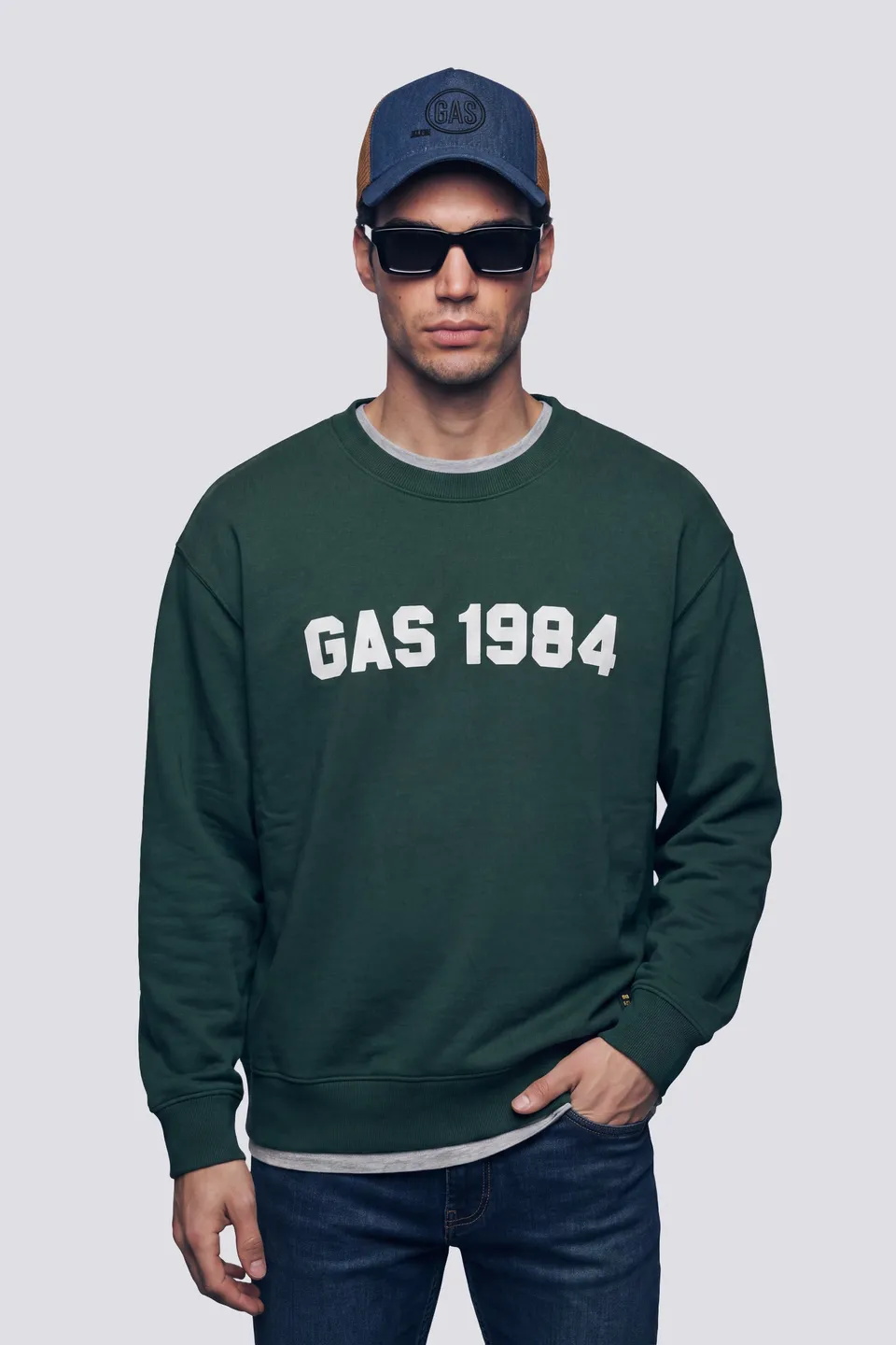 gas-swen-her-gas-84-3679-sweatshirt-herren-stone-wash image 1