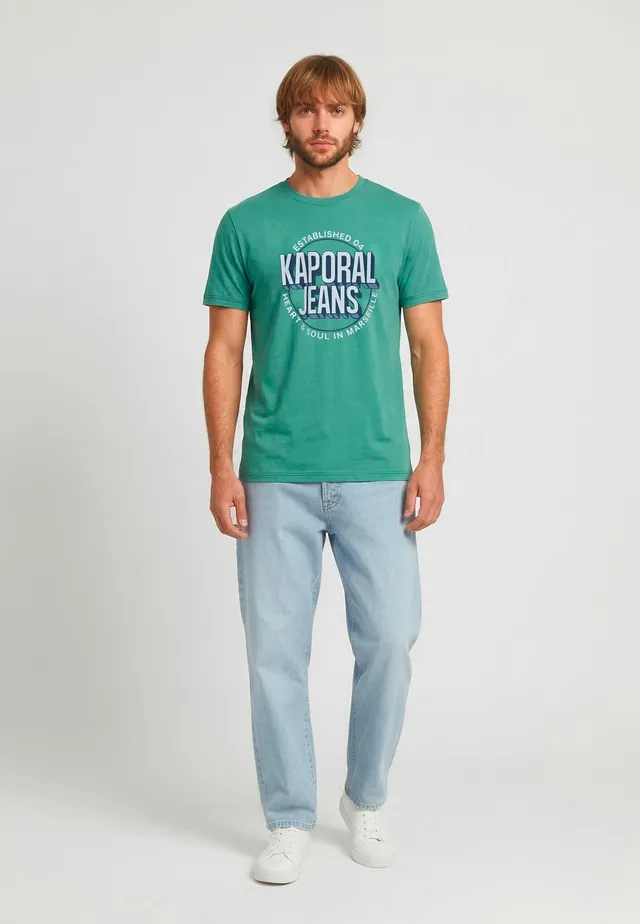 kaporal-tyler-t-shirt-herren-mint-baumwolle-kurzarm image 1