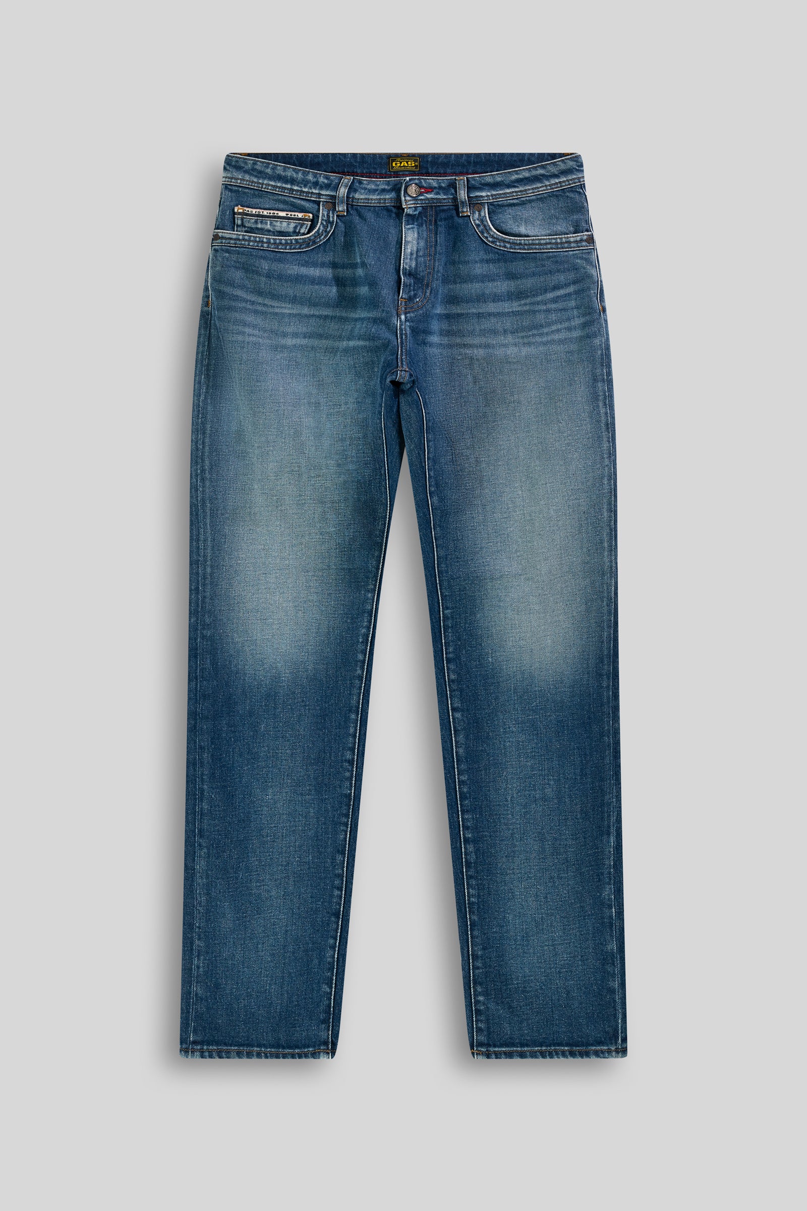gas-tar-93md-tapered-jeans-herren-stretch-dunkel image 5