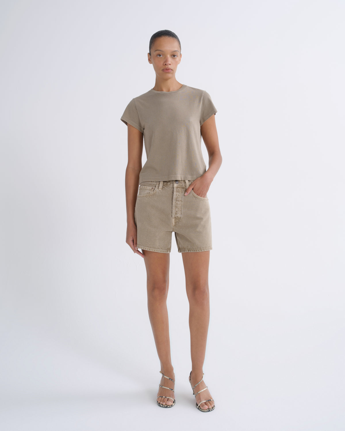 agolde-parker-long-short-denimshorts-trail-high-waist image 1