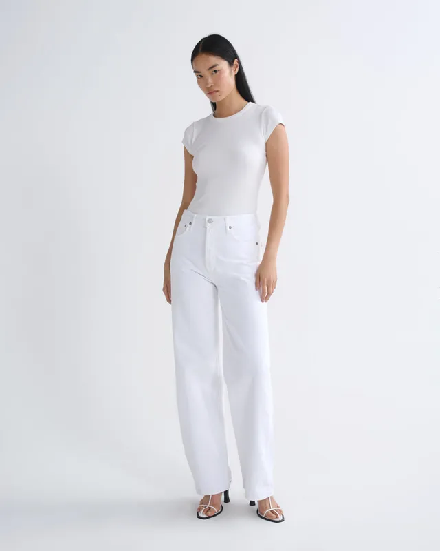 agolde-ren-jean-jeans-damen-marshmallow-wei-wide-leg image 1