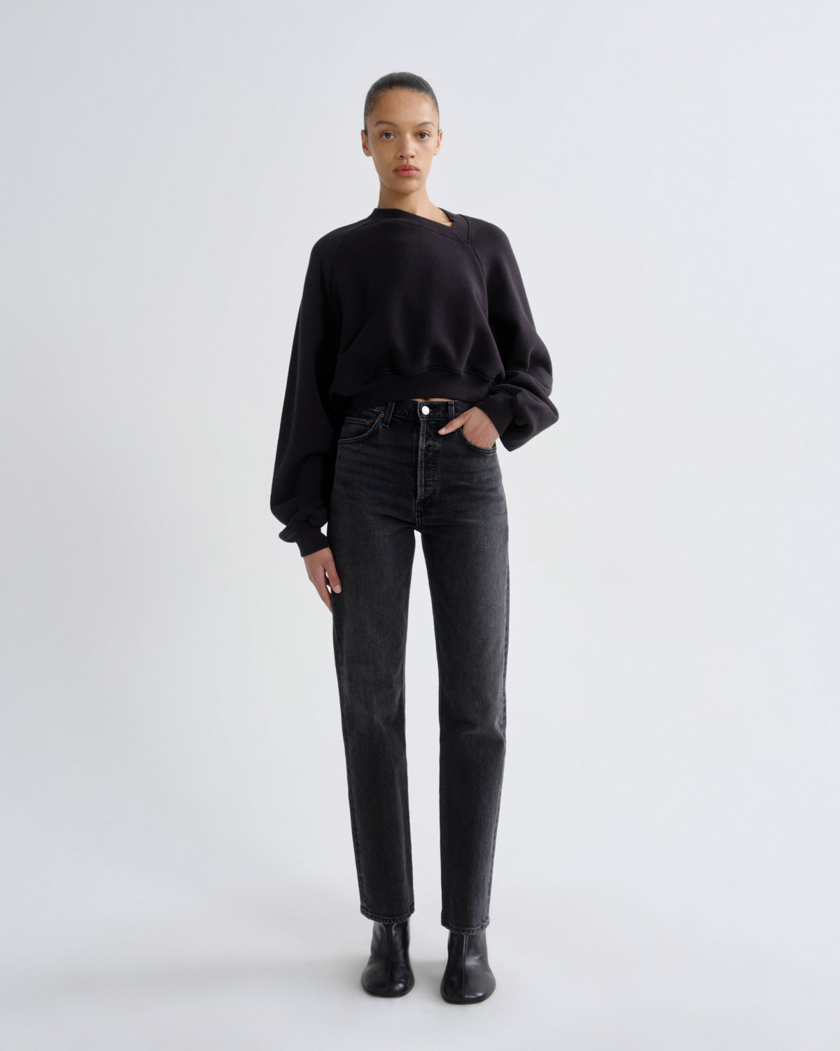 agolde-90-s-pinch-waist-straight-jeans-radius-damen image 1