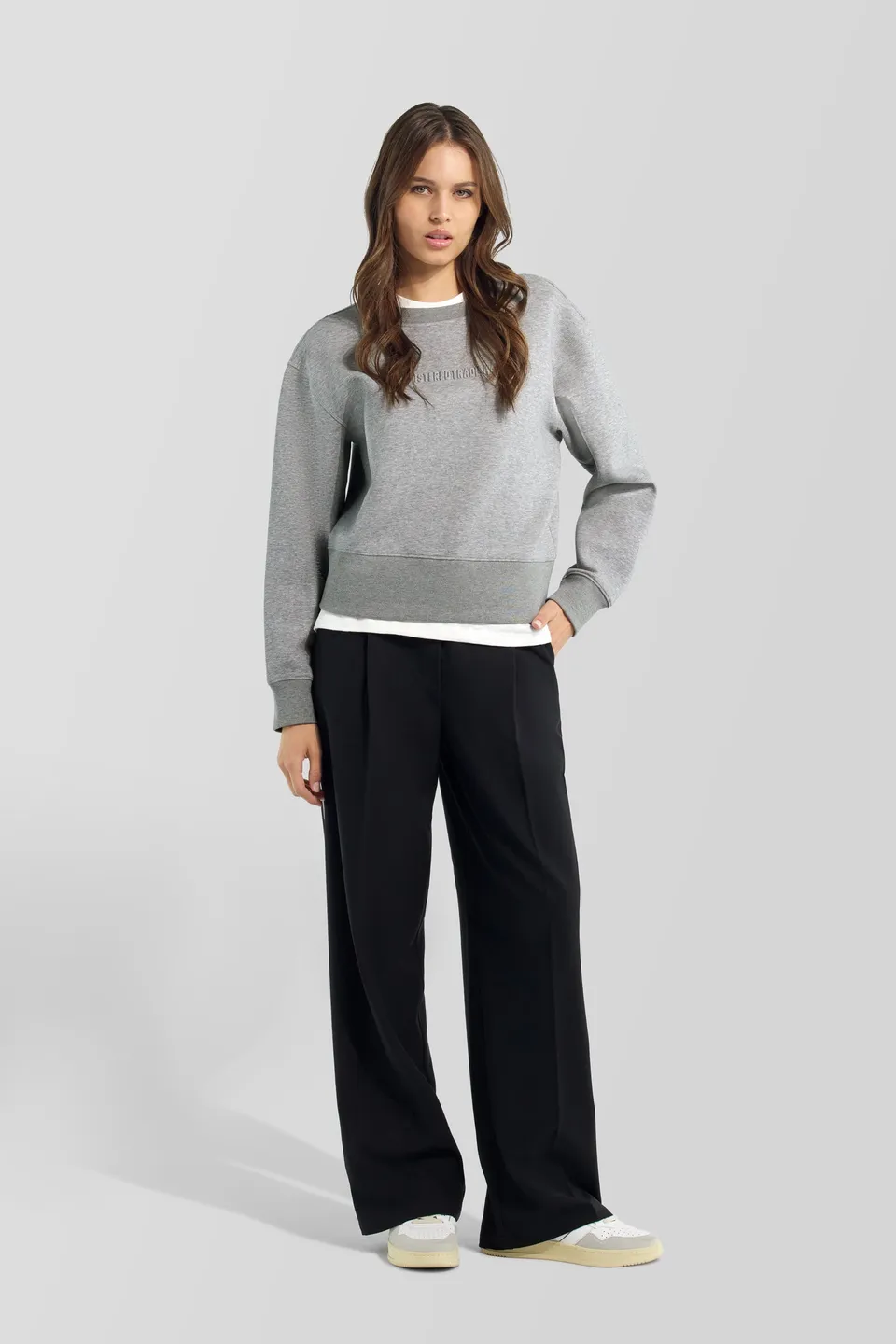 gas-jadda-new-c-neck-2923-sweatshirt-damen-baumwolle image 1