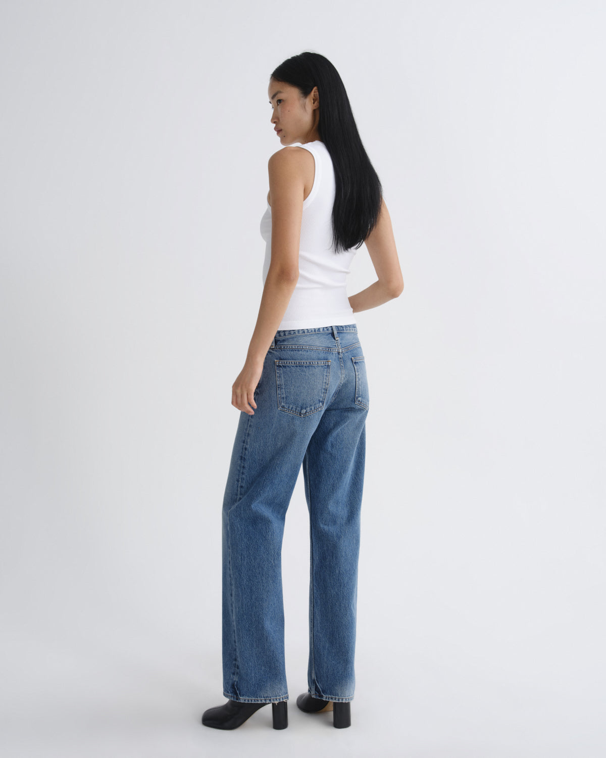 agolde-poppy-tank-top-damen-wei-bio-baumwolle image 2