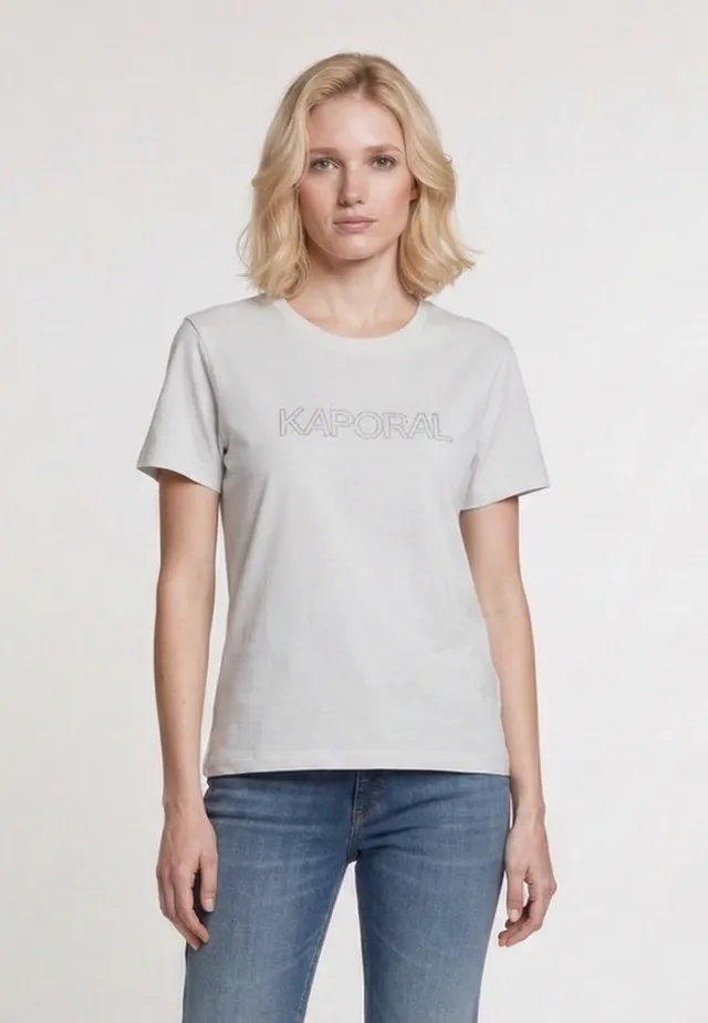 kaporal-faro-t-shirt-damen-ecru-slim-stretch image 1