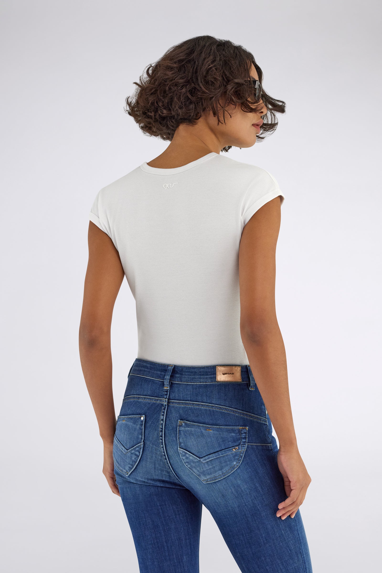 gas-hanis-crew-neck-0001-t-shirt-damen-gr-m-ripp image 2