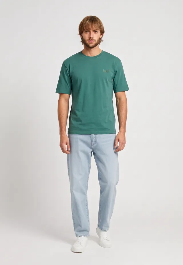 kaporal-rift-t-shirt-herren-gr-n-baumwolle-print image 1