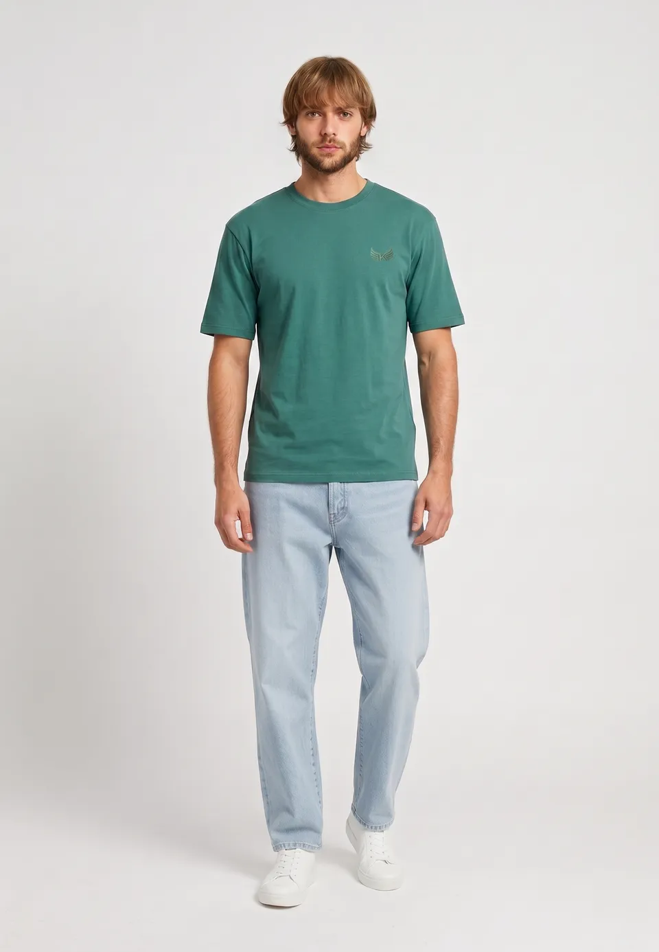 kaporal-rift-t-shirt-herren-gr-n-baumwolle-print image 1