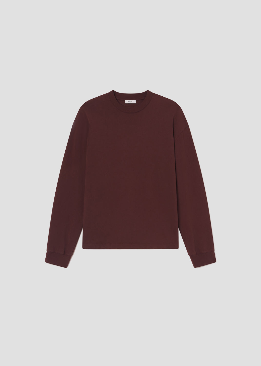 agolde-asha-langarmshirt-bitter-root-braun-baumwolle image 6