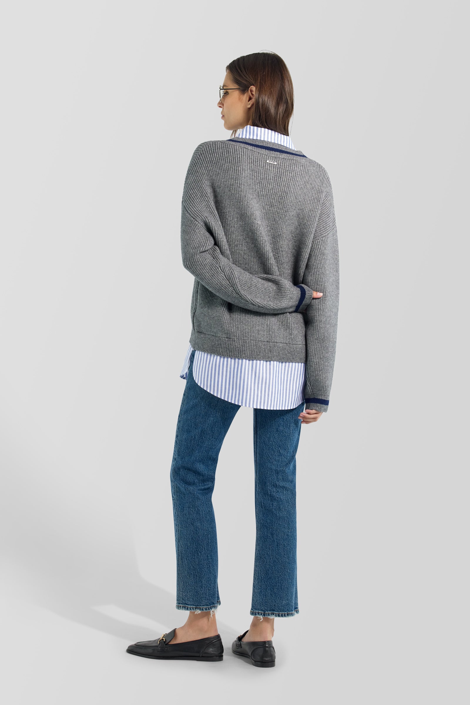 gas-kate-costumized-2937-damen-strickpullover-v-ausschnitt image 2