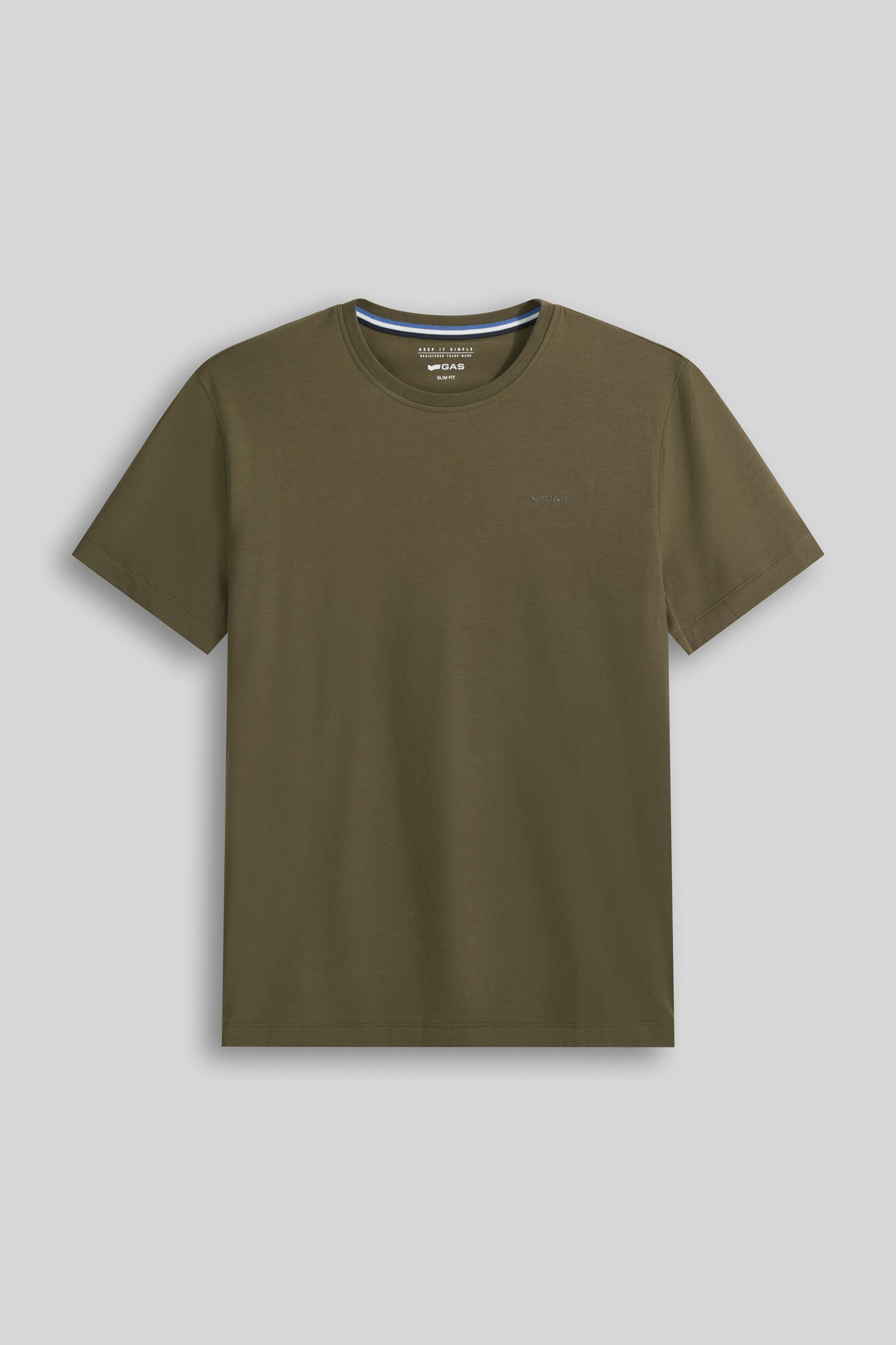 gas-scuba-str-logo-3653-herren-t-shirt-slim-fit-baumwolle image 3