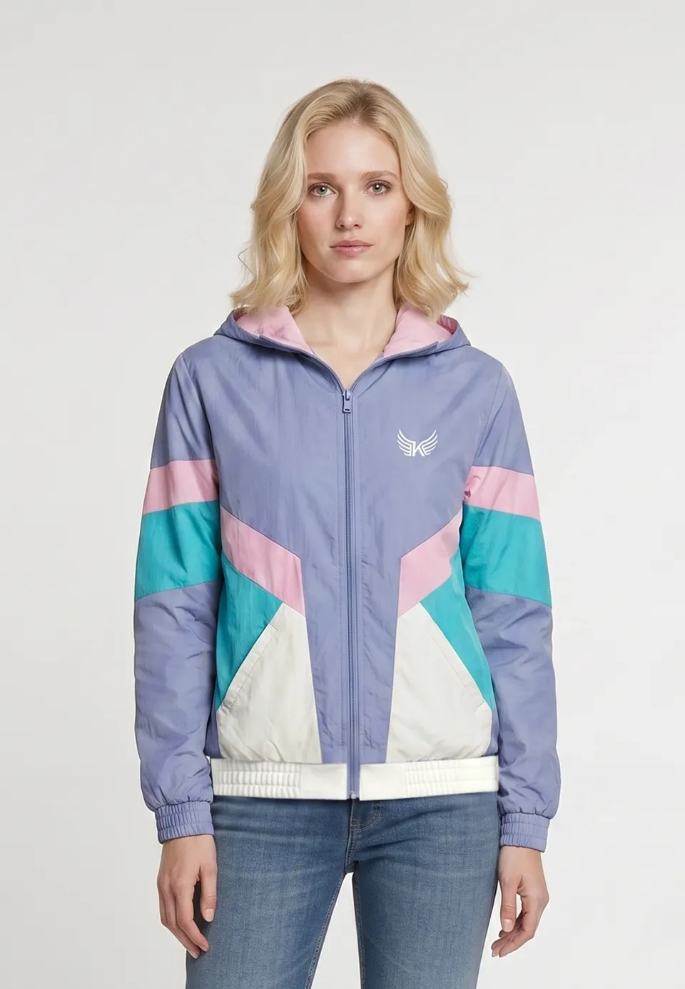 kaporal-kassandra-zip-jacke-damen-blau image 1