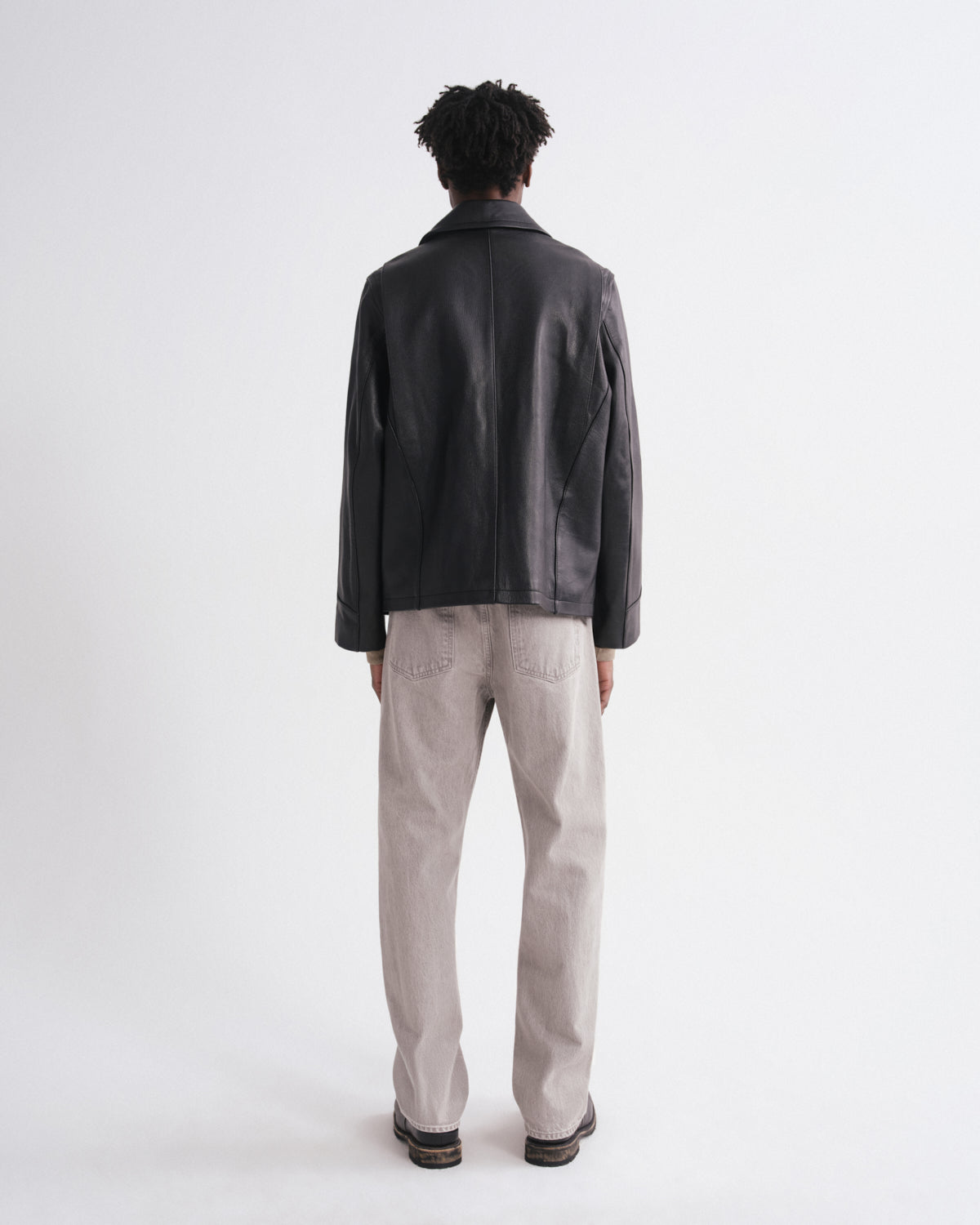 agolde-chadwick-jacket-lederjacke-schwarz-herren image 2