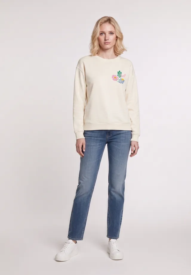 kaporal-keana-sweatshirt-creme-floral-damen-rundhals image 1