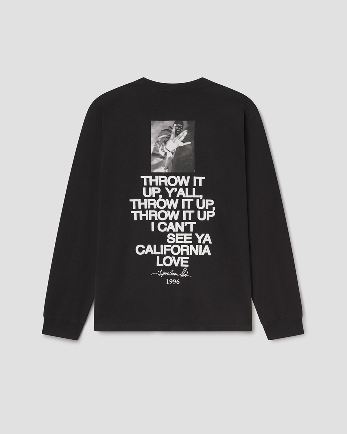 agolde-x-tupac-throw-it-up-longsleeve-washed-black-baumwolle image 1