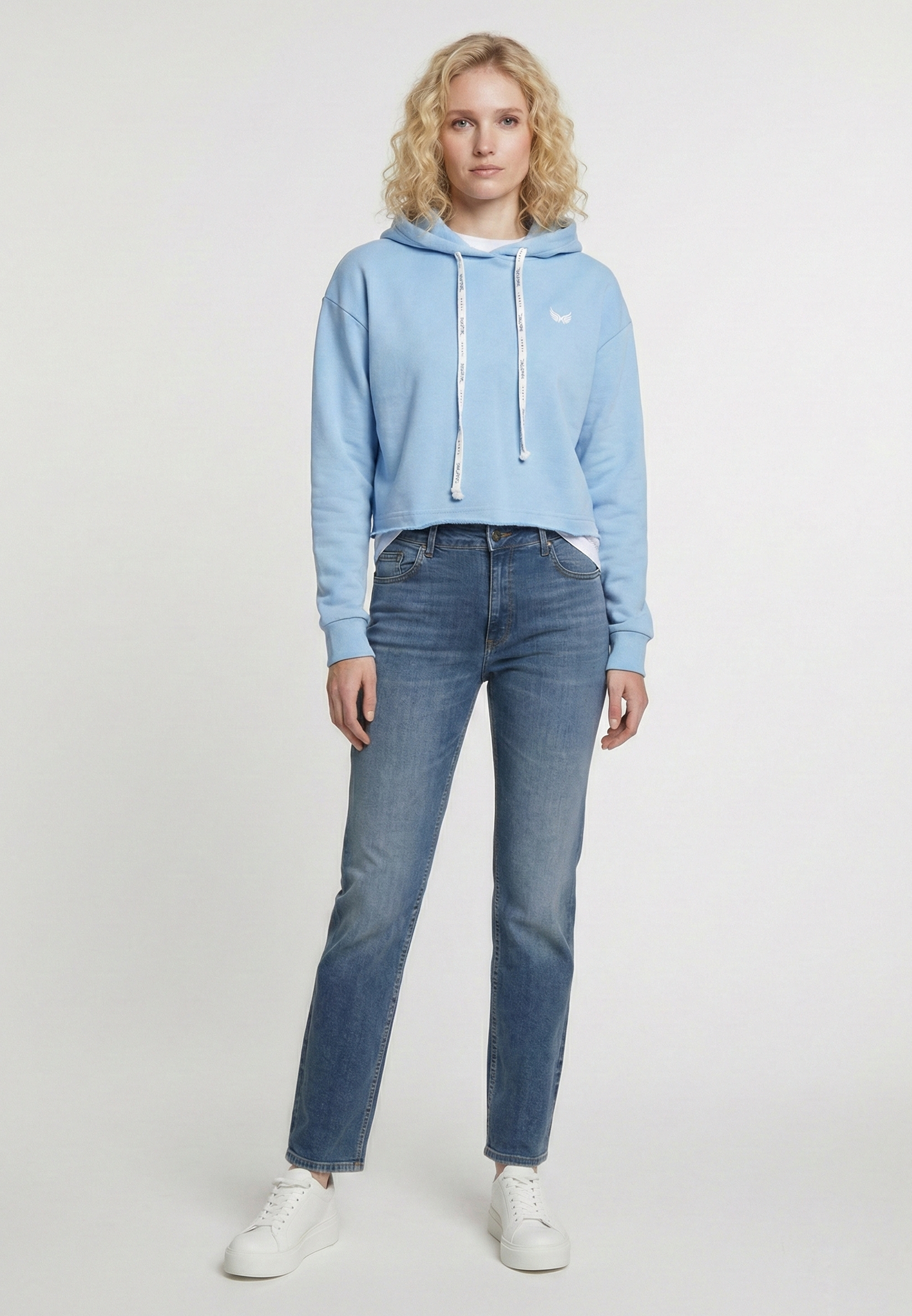 kaporal-loicia-hoodie-damen-hellblau-baumwolle image 2