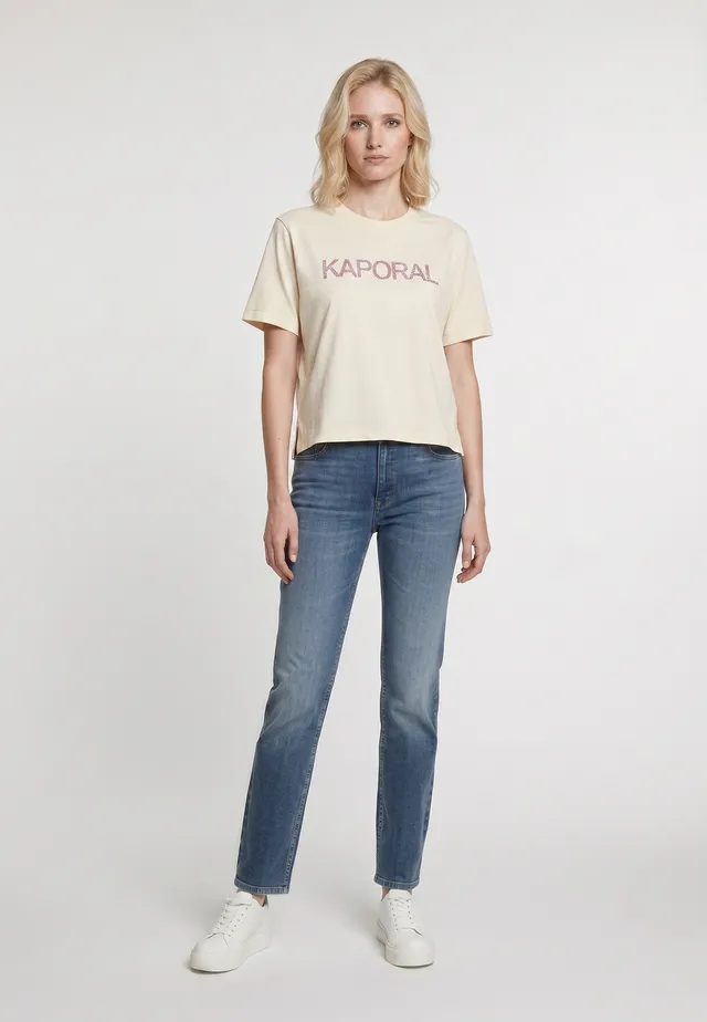kaporal-kippa-t-shirt-creme-damen-kurz image 1