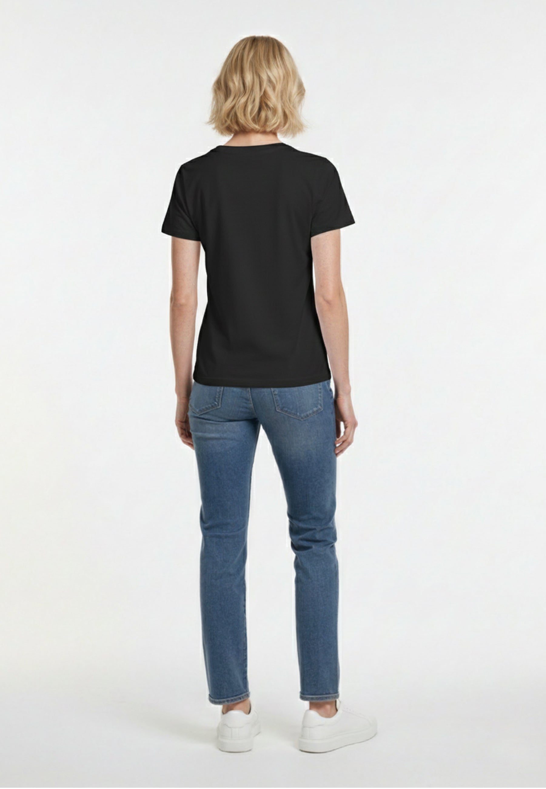 kaporal-faro-t-shirt-schwarz-slim-damen-baumwolle image 3