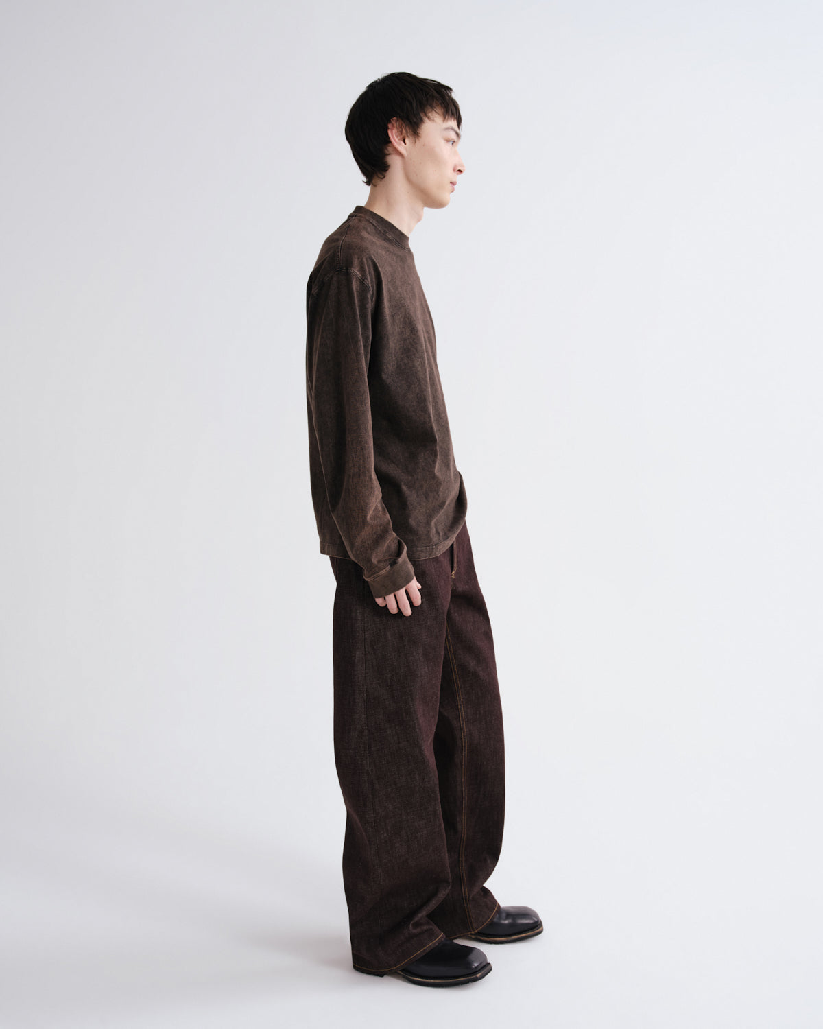 agolde-asha-mock-neck-tee-langarmshirt-pulse-rost image 4