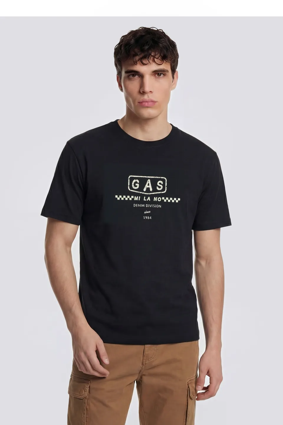 gas-dharis-division-0200-t-shirt-herren-baumwolle-regular-fit image 1