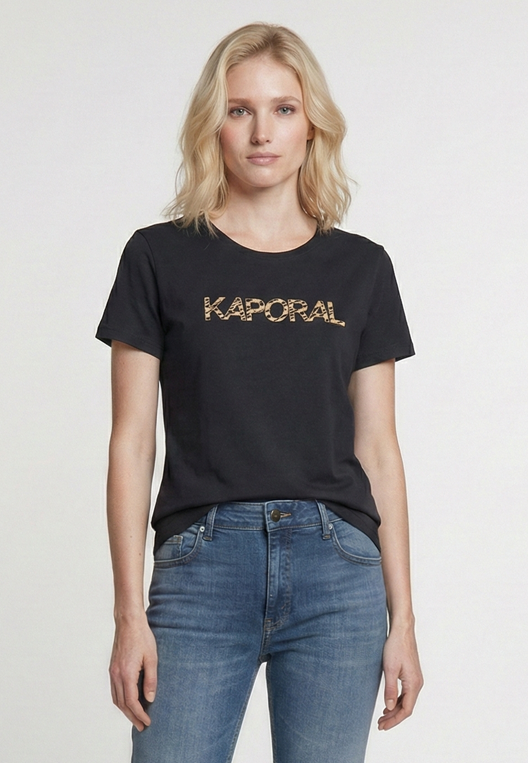 kaporal-jasic-t-shirt-damen-schwarz-slim-stretch image 1