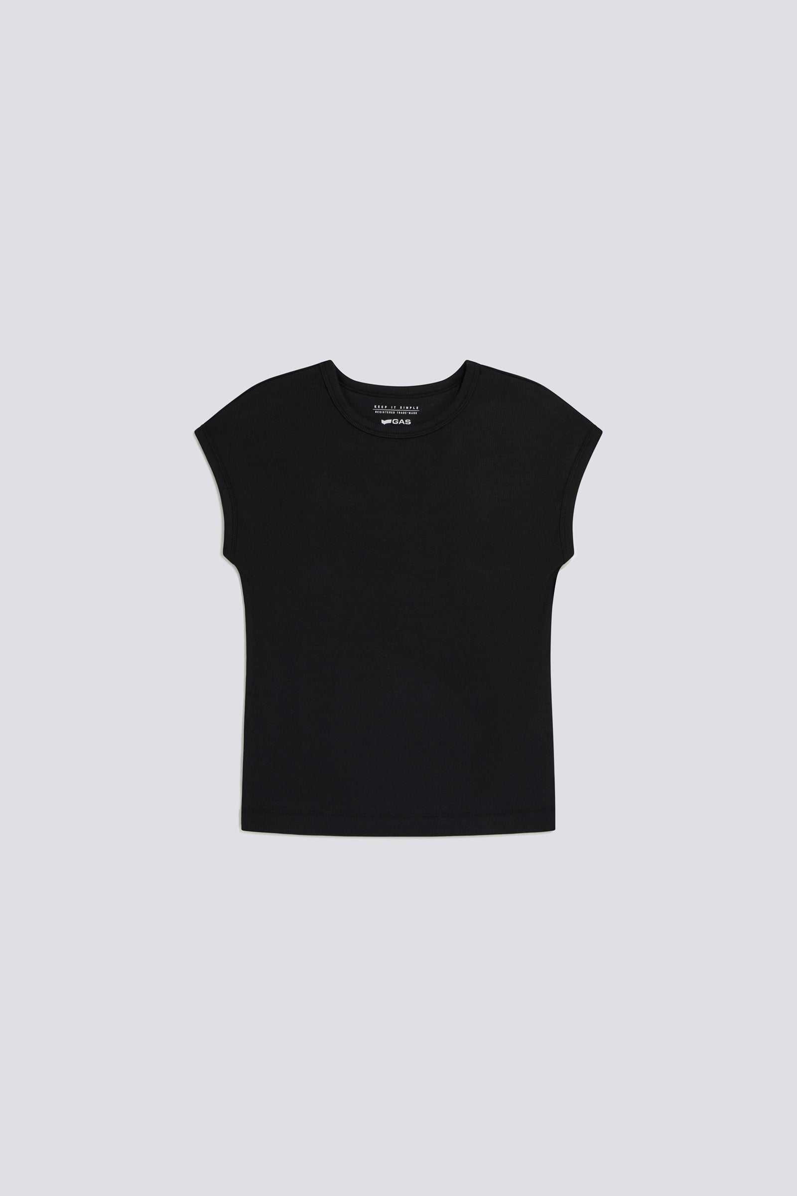 gas-hanis-crew-neck-0200-t-shirt-damen-schwarz-slim-fit image 1